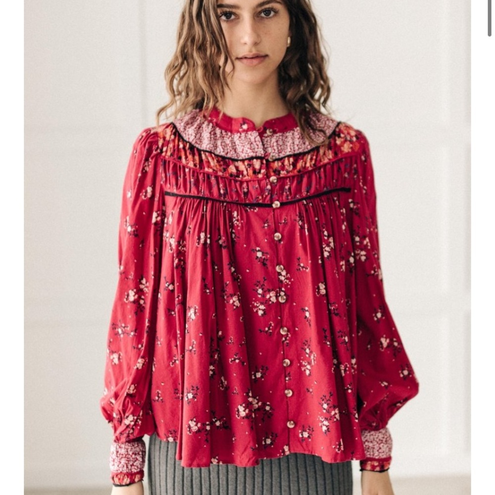 Free People | Paloma Print Blouse